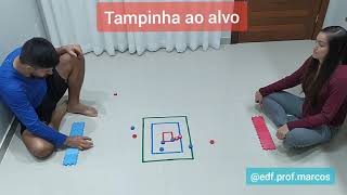 Tampinha ao alvo  Educação Física em casa [upl. by Ona]