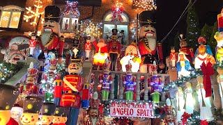 4K🇺🇸NYC Christmas Walk🎄Dyker Heights Christmas Lights Walking Tour🎅🌟Brooklyn Dec 2021 [upl. by Nellir]