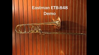 Eastman ETB848G Bass Trombone Demo [upl. by Shaia]