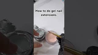 How to do gel nail extension [upl. by Favin]