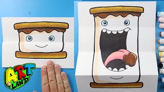 How to Draw a Smores Surprise Fold [upl. by Yllut]