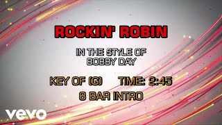 Bobby Day  Rockin Robin Karaoke [upl. by Teuton518]