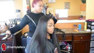 KIANNAS BIRTHDAY HAIR TUTORIAL HAIR BY LAFLARE [upl. by Alger321]