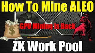 BETTER ALEO POOL  How To Mine ALEO To ZKWork Mining Pool [upl. by Ennylhsa]