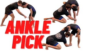 Ankle Pick Breakdown EASY amp LOW RISK Takedown For Grappling [upl. by Inaj]