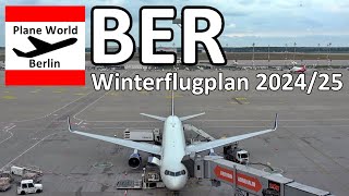 BER Winterflugplan 20242025  Flughafen Berlin Brandenburg Highlights [upl. by Abrams367]