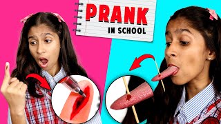 CRAZY PRANKS ON SCHOOL FRIENDS AND TEACHER  Revenge Prank Wars [upl. by Nevi]