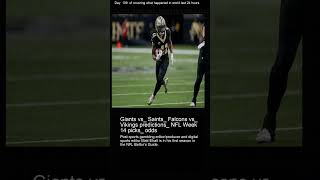 Giants vs Saints Falcons vs Vikings predictions NFL Week 14 picks odds [upl. by Yrovi]