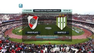 Fútbol en vivo River  Banfield Fecha 18 Torneo Primera División 2014 FPT [upl. by Anwahsiek628]