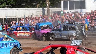 Bears Bash 2017 Arlington Stadium  Banger Racing 8th July [upl. by Elkraps]