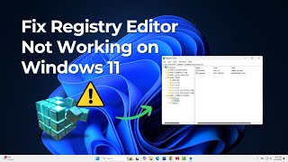 How to Fix Registry Editor Not Working on Windows 11 [upl. by Macleod864]