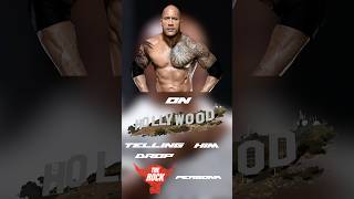 The Rock Was Told Stop Talking About Wrestling wwe therock dwaynejohnson [upl. by Utley531]