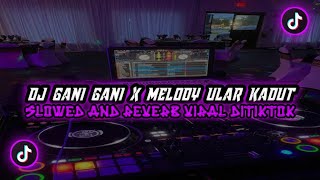 DJ GANI GANI X MELODY ULAR KADUT SLOWED AND REVERB MENGKANE VIRAL TIKTOK [upl. by Sueahccaz]