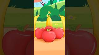 Apples And Bananas Song shorts nurseryrhymes kidssongs mrshape ytshorts [upl. by Lauro]