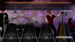 Head Like a Hole  Nine Inch Nails Expert All Instruments Rock Band 3 DLC [upl. by Needan]