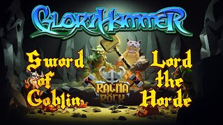 Sword Lord Of The Goblin Horde  GLORYHAMMER Ragnarock Lyric Video [upl. by Atekehs749]