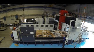 Huge CNC Mill installation Time Lapse [upl. by Atnad571]