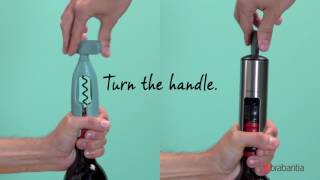 How to use a Brabantia corkscrew  Designed for living  Brabantia [upl. by Oesile]