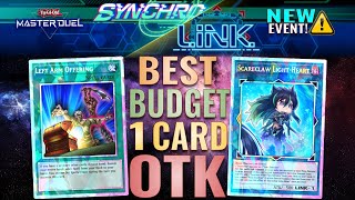 Synchro x Link Festivals Cheapest Scareclaw OTK Build  YuGiOh Master Duel Best Budget Deck [upl. by Atiuqram]