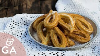 Churros caseros fáciles con churrera  ¿Cómo hacer churros [upl. by Anairb]