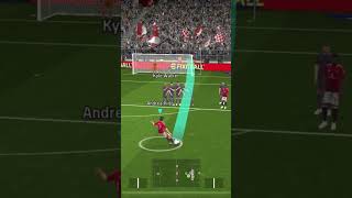 Andrea Pirlo unstoppable freekicks 🚀⚽️ efootball pes soccer futsal football freestyle cr7 [upl. by Bearce]