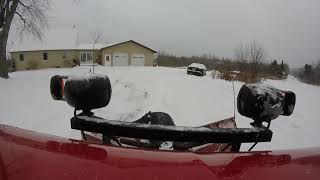 1997 Ford F250 Powerstroke Boss RT2 Plowing Part 1 [upl. by Emmer436]