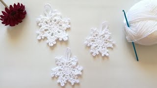 COPOS DE NIEVE ❄⛄ tejidos a Crochet [upl. by Fenton]