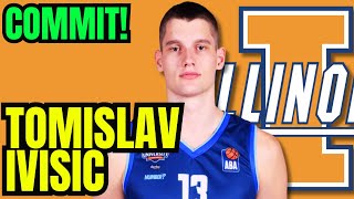 COMMIT Tomislav Ivisic commits to Illinois [upl. by Anis]