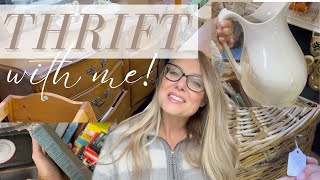 THRIFT WITH ME  Beautiful Thrift Store Finds  Decorating with THRIFT Store Finds [upl. by Anilyx]