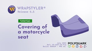 ✏️ Tutorial  Motorcycle seat covering [upl. by Onaireves]