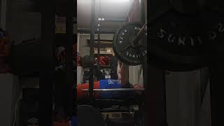 100kg x 12 reps Lifetime PB bench powerlifting gym [upl. by Dori510]