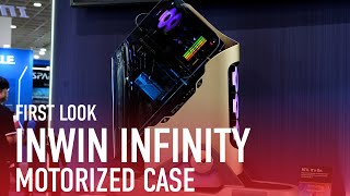 First Look The Motorized InWin Infinity Is the PC Case of the Year Maybe Any Year [upl. by Ecnedac]