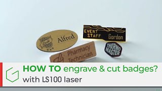 How to engrave and cut your own badges [upl. by Panther]