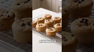 🧁 MUFFINS MANZANA Y LIMÓN CON CHOCOLATE  recetasfaciles comidacasera muffins [upl. by Namia]