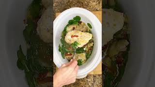 Crockpot Tuscan Chicken Recipe [upl. by Etiam]