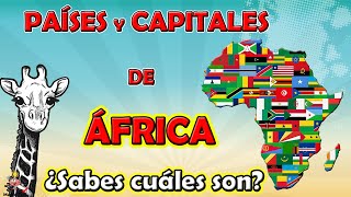 ¿Sabes cuáles son las capitales de los países de África  Test de capitales de África  MentalTest [upl. by Aivan110]