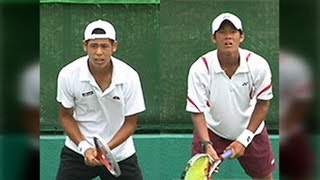 全日本ジュニアテニス選手権12 U18 準々決勝 内田海智 VS 増尾怜央楠 [upl. by Rubi]