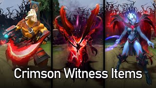 Dota 2  Crimson Witness Items [upl. by Steele208]