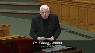 Fónagy János válasza Hollik István napirend előtti felszólalására [upl. by Massimo402]