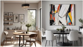 Minimalist Dining Room Design Ideas  Dining Room Decor [upl. by Kerad]