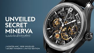 Montblanc 1858 The Unveiled Secret Minerva Monopusher Chronograph Limited Edition I Montblanc [upl. by Irim]