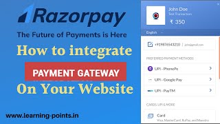 Razorpay Payment Gateway  Razorpay Payment Gateway Integration in PHPHTML with DB Integration [upl. by Gilberto956]