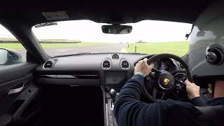 Porsche 718 GT4 PDK Anglesey Coastal Track Day 230924 [upl. by Rovit]