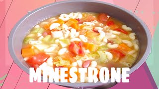 MINESTRONE HEALTHY MINESTRONE RECIPE  GINA ABEGONIA [upl. by Kettie]