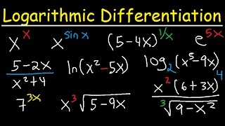 Logarithmic Differentiation of Exponential Functions [upl. by Ashton]