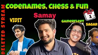 samay Raina and gamerfleet new deleted stream with vidit and sagar shah 1 may deleted stream [upl. by Anuala883]