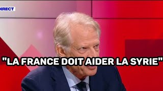 Dominique de VILLEPIN nous explique PARFAITEMENT la situation en SYRIE [upl. by Grounds480]