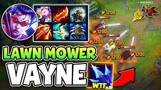 LAWN MOWER VAYNE HAS TRIPLE SPLASH AOE DAMAGE MELT THEM ALL IN SECONDS [upl. by Neetsyrk]