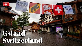 🇨🇭 Gstaad Switzerland Walking tour through the Luxurious Village for worlds Celebrity [upl. by Nitfa]