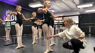 Ballet class beginners to intermediate  JDI dance company [upl. by Katzman67]